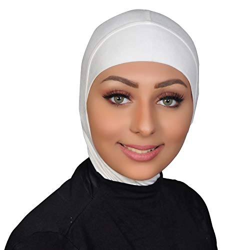 Women's Ninja Cotton Hijab Underscarf One Piece (Off White)