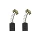 2x Trade-Shop Motorkohlen Kohlebürsten Schleifkohlen 5x8x12mm kompatibel mit Einhell HEC 551 Heckenschere, Royal HEC 551 / mit Auto-Stop