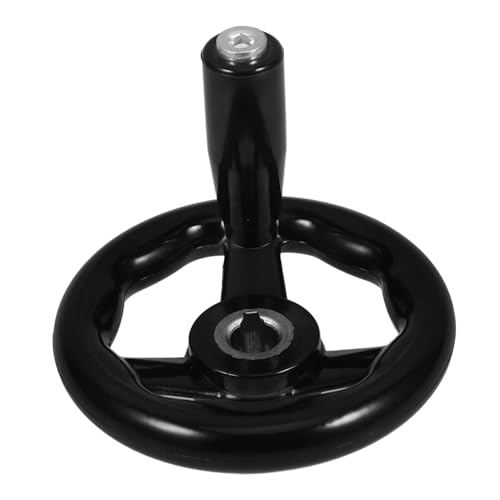 HOMOCONO Revolving Handwheel 3-Spoke Design Bakelite Material Milling Machine Hand Wheel Slide Handwheel Machine Tool