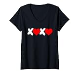 Photo Gallery donna xoxo valentine s day xoxo maglietta con collo a v Photo Gallery donna xoxo valentine s day xoxo maglietta con collo a v