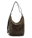 Rose/Hobo Large Liebeskind Berlin Rose Hobo Schultertasche, Large (37 cm x 28 cm x 20cm), elephant green