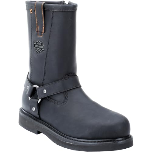 Image of Harley-Davidson Footwear Mens Bill Electrical Hazard Steel Toe Work /Duty - Black