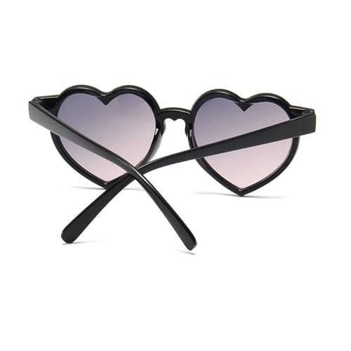 WZWLKJ Girls heart Shaped Sunglasses UV 400 Protection Kids Love Heart Sunglasses Outdoor Beach Holiday Age 3-10 Years3