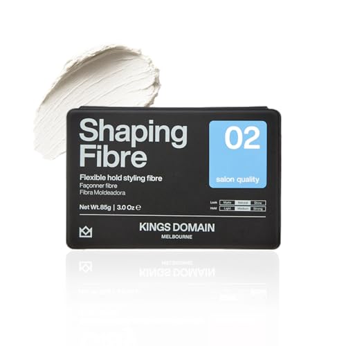 Kings Domain Melbourne Shaping Fibre | Hair Paste for Men | Medium Hold Styling Paste | Adds Natural Movement & Texture