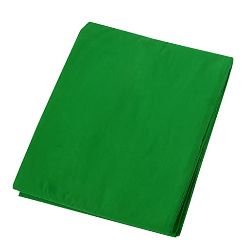 HOMSFOU 1 Pc paño fotográfico Foto de decoración Fondo de fotografía Verde Fondo de fotografía Equipo telón de Fondo para Fotos Fondo de Estudio fotográfico poliéster algodón Green