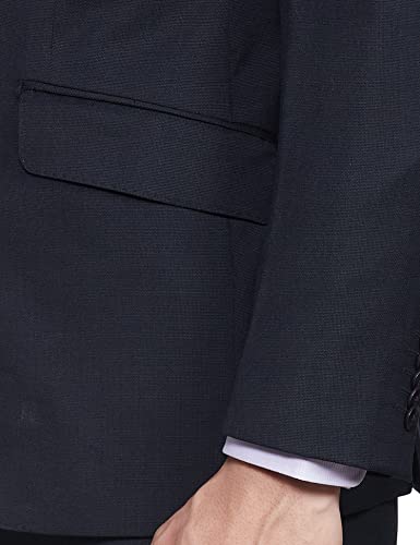 Image of Raymond Wool Men's Full Sleeve Contemporary FIT Fancy Blue Formal Suit