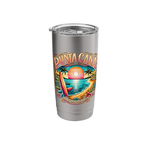 Punta Cana Dominican Republic Vacation Beach Stainless Steel Insulated Tumbler