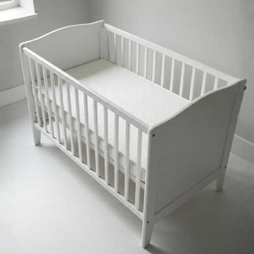 Colchão de Bebê Impermeável D20, 130x70x10 cm, Espuma Macia, para Berço