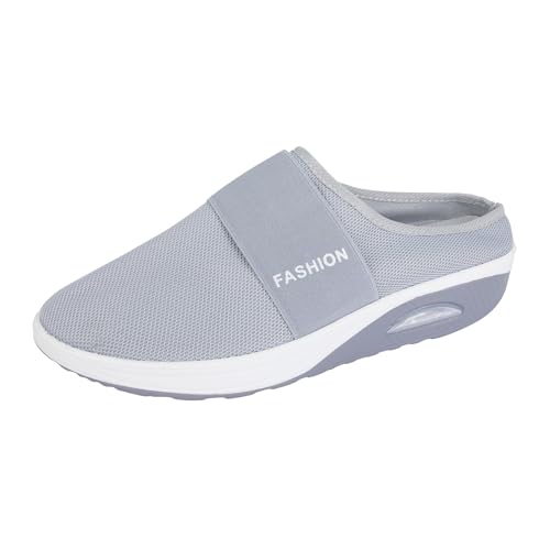 Zapatos ortopédicos Mocasines,Zapatillas de fitness Medias Zapatillas de Tenis de Punto Cómodos Zapatos de Tenis Antideslizantes Zapatos Casuales Slip-On Zapatos de Plataforma Ligero Zapatos de