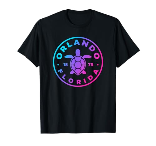 Orlando Florida Sea Turtle Tie Dye Beach Vacation T-Shirt