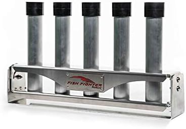 Fishing Rod Holder Rod Rack | 5 Rod Holders for Boat, Truck, Trailer, UTV, ATV | Universal Rocket-Launcher Rod Rack – 5 Rod Holder | ITD5485