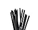 Produktbild Palucart® 1000 Strohhalme, schwarz 21/7, für professionelle Cocktails