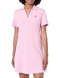 Tommy Hilfiger Damen Polokleid Script Kurz, Rosa (Classic Pink), L
