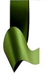 Olive Green Satin Ribbon 20mm (3/4 Inch) Wide 22 Metrs Ribbon for Gifts Wrap Sew Party, Decorations Events Dress Wedding Christmas Crafts, Bows Car, Balloons DIY, Bouquets, Easter