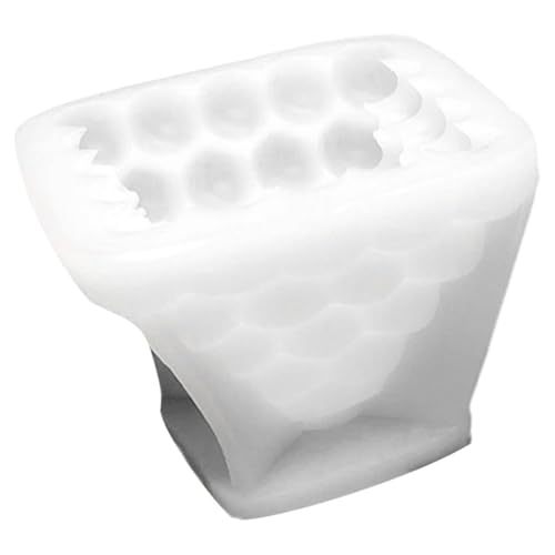SEWACC Molde de Silicona Flexible para Velas Diy, Molde Multiusos Tamaño Mediano, Diseño Creativo para Hacer Velas Artesanales y Jabones en Casa, Suministros Prácticos para Manualidades
