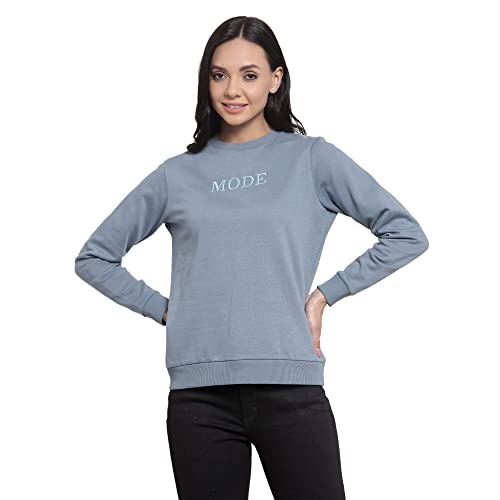 Image of Mode by Red Tape Women's Turq Blue Sweatshirt