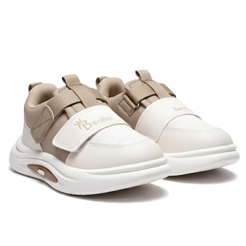 Image of HOOH Kids Fashion Sneakers, Unisex Comfort Shoes with Velcro Strap for Baby Boys and Girls for Age 18 Months to 7 Years