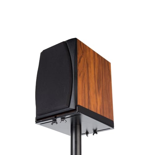 Image of Softline Pro Heavy Duty Studio Monitor Stand Round Base with Adjustable Top Plate 15-27cm - Single (SP 904 RV)