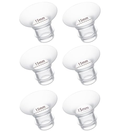 Image of 15mm Flange Insert 6PC, Compatible with 15mm Flange Spectra/Flange Inserts for Spectra/Momcozy Flange Inserts/Momcozy Wearable Breast Pump Flange Insert/Flange Inserts for Medela Pump/Willow/TSRETE