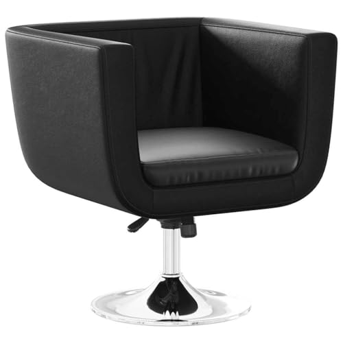 vidaXL Fauteuil Design Club Blanc Noir