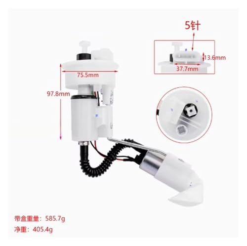 Bomba de combustible para Piaggio Liberty 125 4T 3V 1D0014191R 2