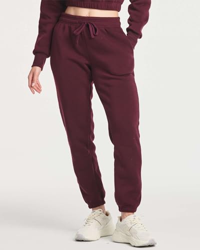 Real Essentials 3 Pack: Women's Fleece Jogger Sweatpants (Available in Plus Size)2