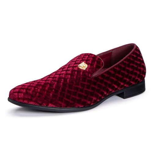 Men's Penny Slip-on Velvet Loafer Suede Dress Shoes Designer Smoking Slipper Prom Wedding Shoes4