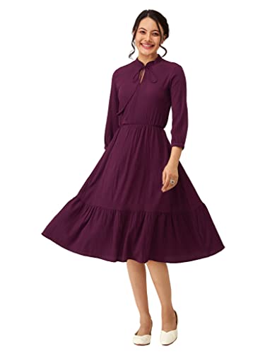 Image of AASK Women Fit and Flare Dress