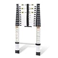RIKADE Telescoping Ladder 16.5 ft & Attic Ladder, Heavy Duty Aluminum with Non-Slip Feet, 330 lb Capacity for RV, Attic, Loft & Multi-Surface Use