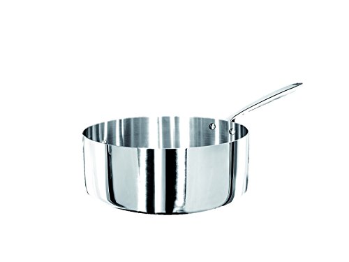Pentole Agnelli Linea 1907 Casseruola Bassa Con Manico, Alluminio, Argento, 20 Cm