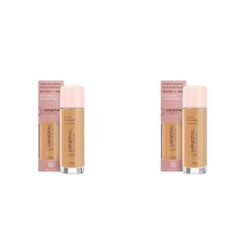 Mineral Fusion Liquid Foundation, Neutral 4, 1 Fl Ounce (Pack Of 2) #TOP21