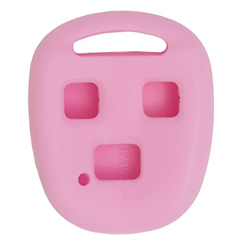Keyless2Go Replacement for Key Fob Cover for Lexus Vehicles with FCC HYQ1512V, N1412BBB, HYQ12BBT - Pink