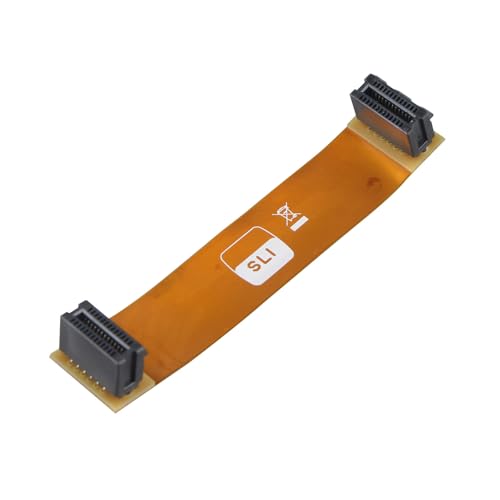 HALJIA Crossfire Bridge   Adaptador de conector de puente de dos vías SLI Bridge N Card Interconexión flexible compatible con ASUS ATI AMD Video Graphics Card