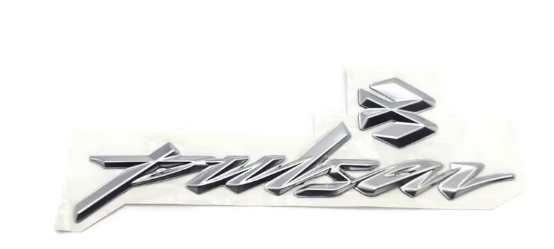 Image of SINEX 2 Pcs Bike Emblem Badge Decal 3D Tank Logo Pulsar Sticker for Bajaj Pulsar,Back Adhesive for Petrol Tank(Both Side of Petrol Tank)(47-Bajaj Pulsar Decal 3D Tank)