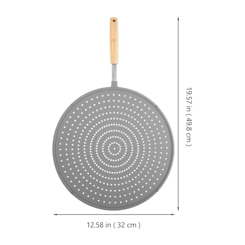 Frituras sin quemaduras con la pantalla de malla Uonlytech contra salpicaduras de grasa en cocina 3