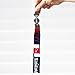 Rico Industries NFL Football New England Patriots Standard Wrist Lanyard Key Chain, Cute Wristlet Strap Keychain Holder for Women Men Car Keys ID Badges Card Wallet Phone Camera