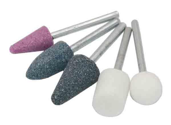 10 Pz/set Abrasivo Lucido Montato Pietra Set Macinazione Burr Wheel Shank Grinder Strumenti 3MM
