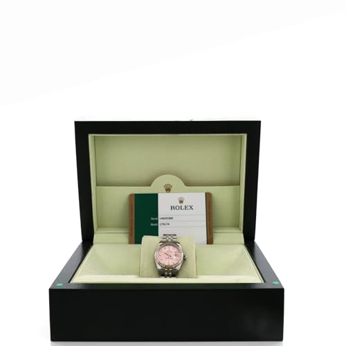 Pre-Loved Oyster Perpetual Datejust Automatic Watch Stainless Steel and White Gold with Diamond Markers 262