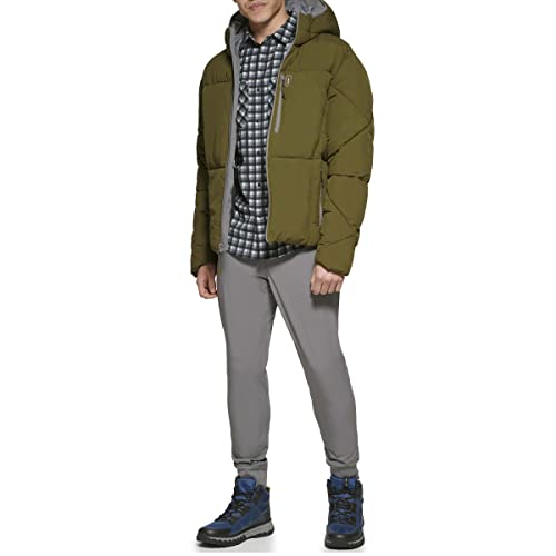 Image of BASS OUTDOOR mens Quilted Glacier Hiking Puffer