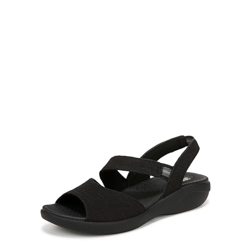 LifeStride Womens Cheerful Sandal Black 6 M