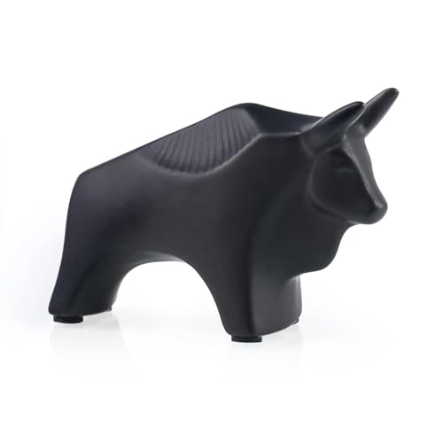 Notakia Statues de Taureau pour Petit Animal - Décoration d'intérieur de Style Moderne - Ornements décoratifs pour Salon, Chambre, Bureau, armoires