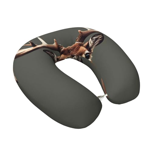 Almohada cuello de poliéster tamaño único viaje miniatura 2