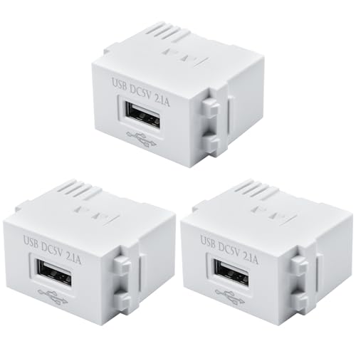 GAOUTO 3 unidades de módulo de alimentación USB: enchufe de 220