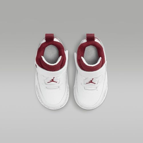 Jordan Spizike Low Baby/Toddler Shoes (FQ3952-106, White/Wolf Grey/Anthracite/Team Red) Size 94
