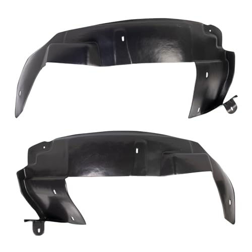 Image of TRQ Front Inner Fender Liner Set Compatible with 2003-2007 Cadillac CTS