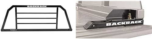 RealTruck Backrack SRX Rack Frame + Hardware Kit for use w/Low Profile Tonneau Cover, Combo | No Drill, Black | SRX700 & 40201 | Fits 1999-2016 Ford F-250/F-350/F-450