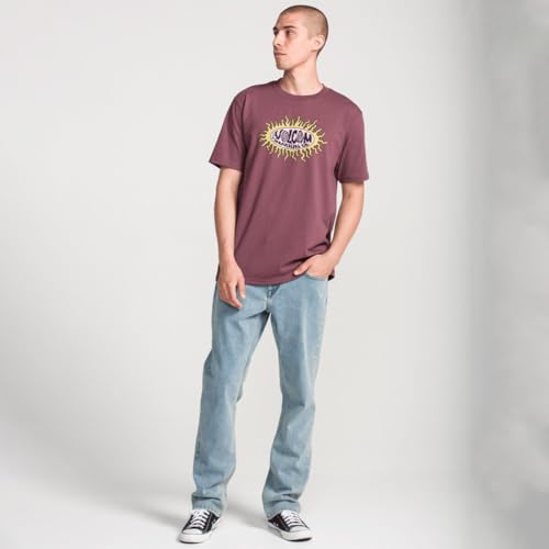 Image of Volcom Men's Solver Stretch Denim Jeans-Modern Fit Pant