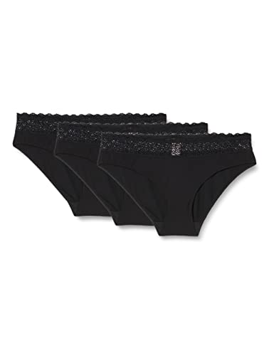 Triumph Damen Feel Of Modal Tai 3p Unterwäsche, Schwarz, M EU