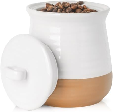 HASENSE Pote de cerâmica para armazenamento de alimentos, recipie...