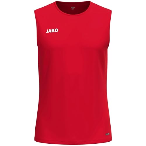 Débardeur de sport rouge JAKO One M aux finitions et textile durables
